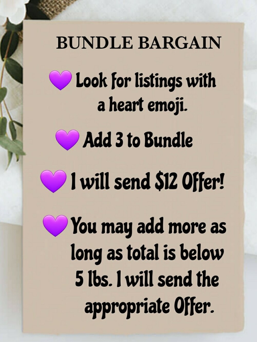 💜BUNDLE BARGAIN 💜Three Items $12💜💜